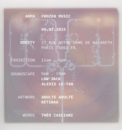 Arpa Frozen Music - © Oddity Paris