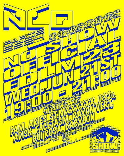 FDLM Party &amp; No Show Official 23 - © Oddity Paris