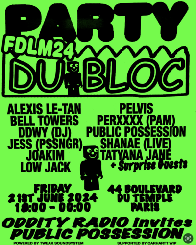 FDLM24 Party du Bloc - © Oddity Paris