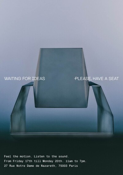 "Please, have a seat" by Waiting For Ideas For Paris Deco Off - © Oddity Paris