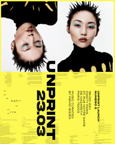 Unprint Launch - Numero 0 - © Oddity Paris